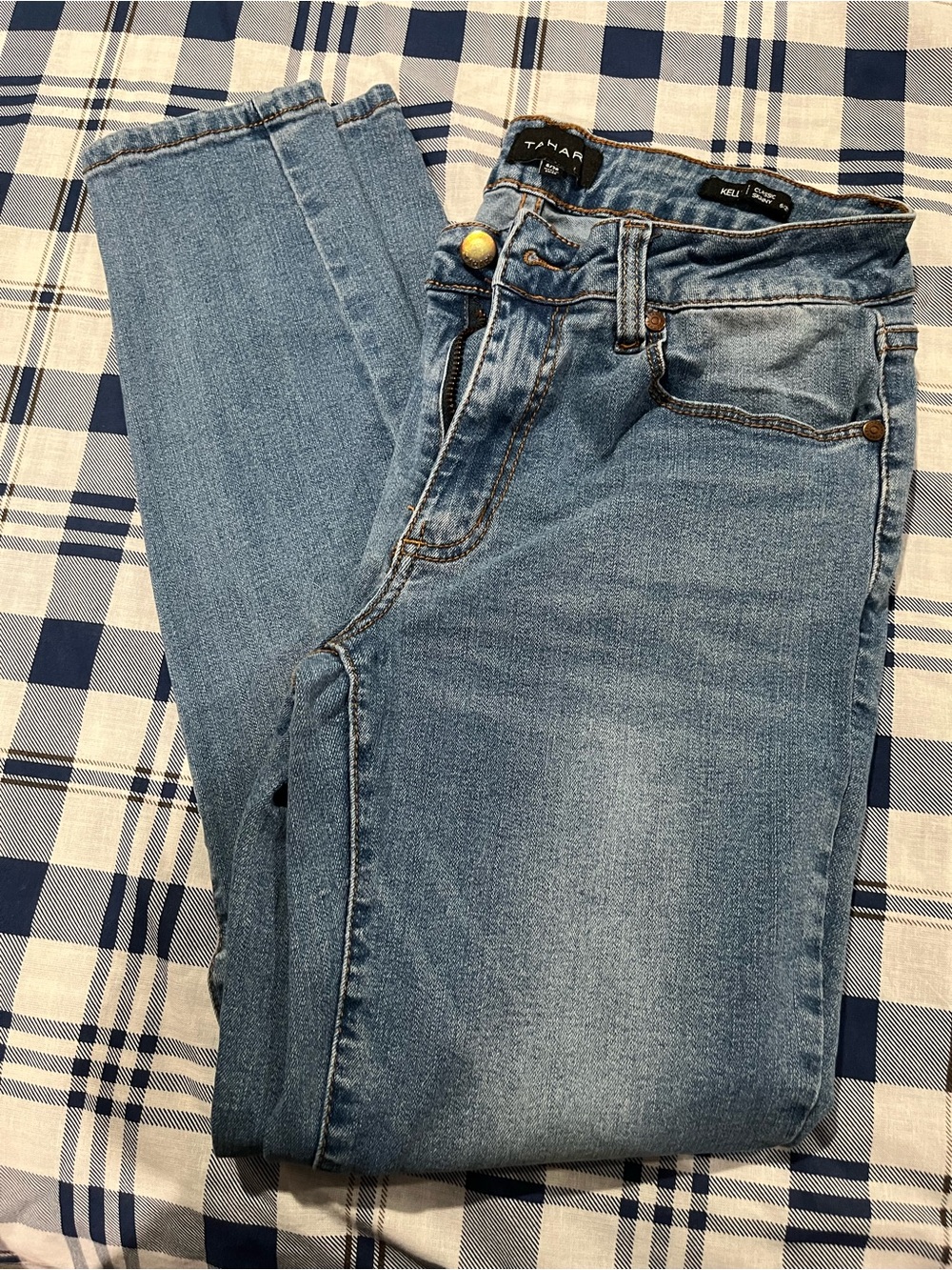 Tahari Light Blue Skinny Jeans